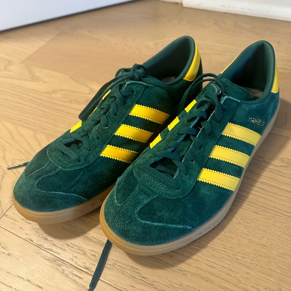 Green adidas - never worn